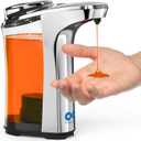 Everlasting Comfort Automatic Soap Dispenser Touchless - No Drip Lotion, Hand Soap, Shower Gel, Dish Soap Dispenser w/Adjustable Output, Motion Sensor - Perfect for Commercial & Household Use (500ml)