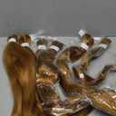 Brown Blonde Braiding Hair Pre stretched Box Braiding Hair Extensions Feed in Braids 26 inch