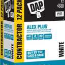 ALEX PLUS CAULK CONTRACTOR PACK WHITE 10.1 FL.OZ (Pack of 12)