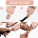 7 x TONIFUL Rose Gold One Balloons Banner, 42*16 Inch Mylar Foil Script,Cursive Letter ONE Sign Banner Balloon Bunting Reusable Ecofriendly Material for Boys Girls Kids First Birthday One Year Old Party