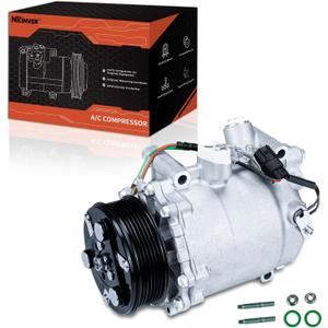 AC compressor Air Conditioning Compressor & A/C Clutch for Honda CR-V 2.4L 2007-2008, 2010-2014, Civic 2012-2014, Fits for Acura RDX 2.3L 2007-2012,  ILX 2.4L 2013-2015, 4717053