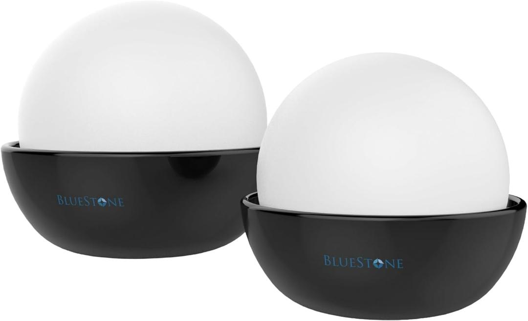 Humidifiers, Set of 2 Stone Decorative Ceramic Natural Water Humidifier, Non-Electric Battery Free for Bedrooms, Great for Babies by Bluestone