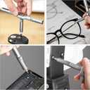 42-in-1 Magnetic Ratchet Screwdriver Set, S2 Steel Precision Repair Tool with T-Handle Portable Case for Computer, Glasses, Bike, Electronics Furniture