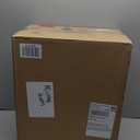 IRIS USA Dog Food Storage Container, 2 Pack, Up to 30 lbs Each, Airtight Seal for Freshness, Wheels for Rolling, Easy One Hand Opening, Made in USA, BPA Free, Clear/Black