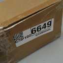 Cut-Out Design 23" Dog Gate Retractable Stair Gate Foldable Puppy Gate Indoor - Freestanding Lightweight Pet Barrier for Doorways, Stairs, Hallways (Extends to 41", White)