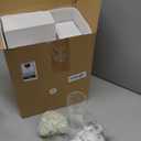 Hoolerry 9 Set Glass Cylinder Vases for Centerpieces, Multiple Size Clear Hurricane Candleholder with Floating Candles Artificial String for Wedding Table Decor(4.7", 6", 8",White)