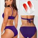 Period Swimwear for Teens Women Mid Waisted Swimsuit Bikini Bottom Bathing Suit Menstrual Swim Bottoms Underwear