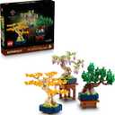 LEGO Botanicals Mini Bonsai Trees Building Set - Artificial Bonsai Tree Building Blocks for Adults, 18+ - DIY Home and Office Decor for Men and Women - Gift for Adults - 10373
