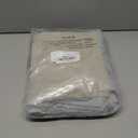 Deconovo Linen-Look 100% Blackout Curtains, Thermal Insulated Grommet Coating Drapes for Bedroom & Living Room, Light Grey 52W x 63L 2 Panels