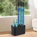 Umbrella Holder for Entryway, 10 Umbrellas Stand with Drip Tray, Umbrella Storage Indoor, Space Saving, 10.4x 7 x 7, Black