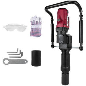 2200W Electric T Post Driver with 2 Sleeves (55/70mm)
110V, 2100BPM, 85J Impact, 2 Sleeves (55/70mm), Ergonomic Handle for Construction Site, Farm Fences, Forestry Seedlings