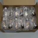 Meconard 24 Pack LED S14 Replacement Light Bulbs, Shatterproof Outdoor 1 Watt to Replace 11Watts String Incandescent Bulb, E26 Regular Medium Screw Base, 2200K Warm White, Non-Dimmable