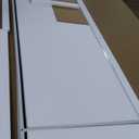 Hasipu Extra Large Full Length Floor Mirror with Wheels, 65" x 22" Rolling Portable Gym & Dance Studio Home Gym Mirror, White