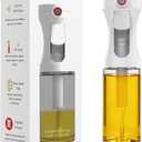 Olive Oil Sprayer for Cooking,Glass Oil Sprayer Mister Spray Bottle, 1g Per Press Oil Spritzer, Olive Oil Spray Bottle Dispenser for Air Fryer, Salad, Grilling, Kitchen Gadgets Essentials Tools
