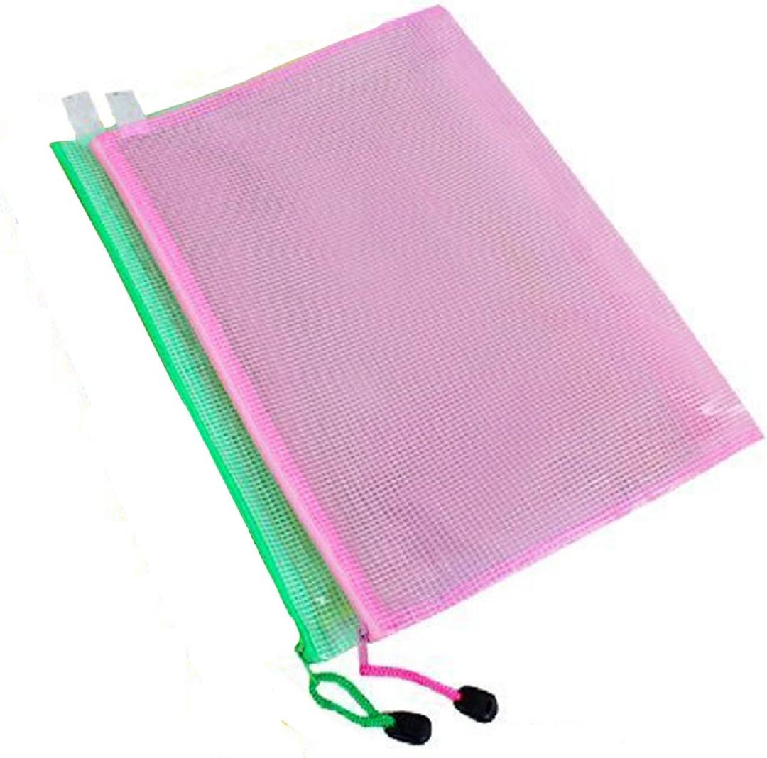 Small& Handy Fancy Fashion Files Waterproof A5 23.8x17cm Zip File Bags/Tool Bags/Tough File Bags x 3 with Strong Protective Web, Get The Deal!