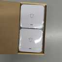 AVANTEK Wireless Doorbell, Waterproof Door Bell Chime Operating at over 1300 Feet, Classroom Doorbell with 52 Melodies, CD Quality Sound and LED Flash, 1 Button + 2 Plug-in Receivers, D-3W