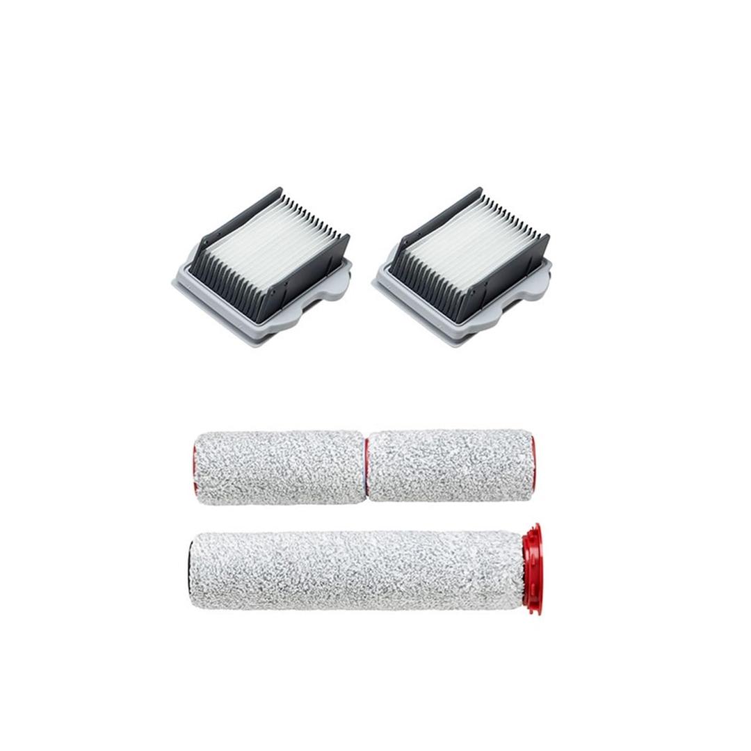 Main Brush Rollers Accessories HEPA Filter Accessory Filters Spare Parts Compatible ForRoborock Dyad Pro(Blue Left Front)