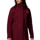 Columbia Womens Panorama Long Jacket, Rich Wine, Size XL