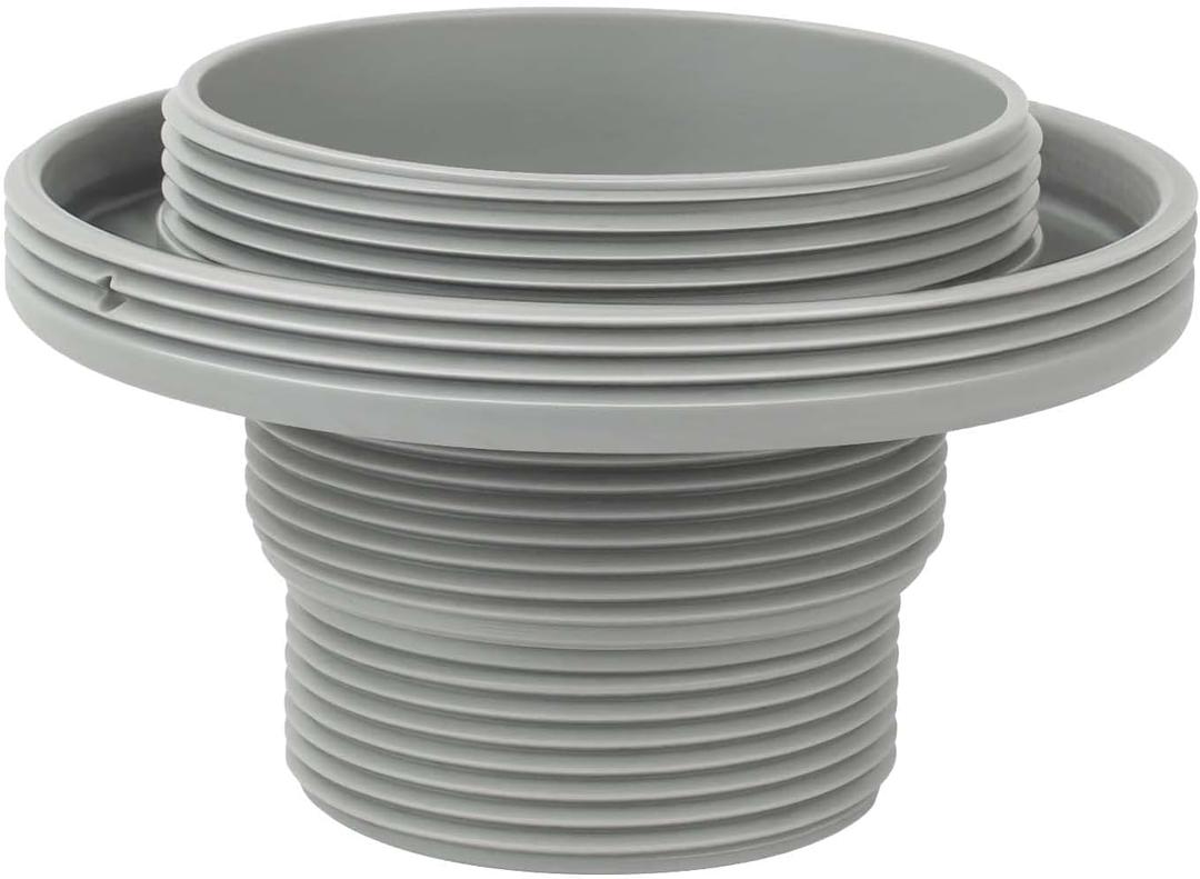 10744 Threaded Strainer Connector, Pool Hose Connector for Intex Parts Swimming Pool Adapter Replacement Set, Compatible with 26341W, 26345W, 26375EH, 26761EH, 28345VM, 28952EH, 28961EH