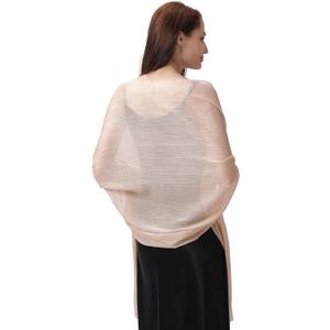 Ladiery Shawl for Women - Shawls and Wraps for Evening Dresses Chiffon Shawl and Formal Wedding Party and Gifts for Women (78" x 28" / 200 cm x 70 cm, Beige)