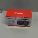 Portable AM/FM Transistor Radio with Loud Speaker, Battery or USB Powered - Compact Emergency Radio for Indoor, Outdoor, Travel & Storms (Model BJL-671)