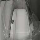 Drive Medical Raised Toilet Seat with Lock and Lid, Standard Seat, 4"