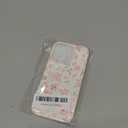 QLTYPRI for iPhone 14 Pro Case, Cute Pink Floral Flower Pattern Aesthetic Phone Case, Raised Camera Protection Soft Slim TPU Shockproof Protective Phone Cover for Girls Women - Pink