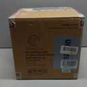 Stone Lain Florian Modern Porcelain 16 Piece Dinnerware Set, Plates and Bowls Set, Dish set for 4, Black And Golden Rim