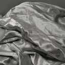 BEDELITE King Size Sheets Set, Luxury Soft Grey Satin Sheets for Hair and Skin, Similar to Silk Bed Sheets Set 4 Pieces with 1 Deep Pocket Fitted Sheet, 1 Flat Sheet, and 2 Pillowcases