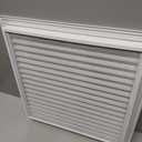 Zepoty 16"x16" Paintable Aluminum Alloy Gable Vent with Screen