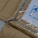 Vintage 18x18 Frame, Antique Gold Photo Frames with Plexiglass Front,Ornate Square 18x18 Picture Frame Display 14x14 with Mat or 18 x 18 Frame Without, Wall Décor,1 Pack,Silver