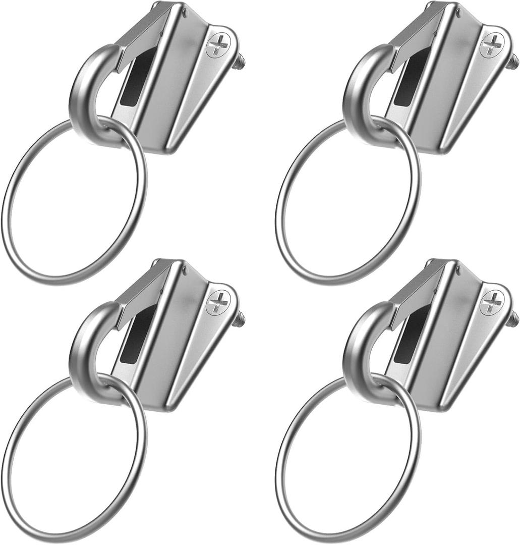Fender Hook,Screw Wall Hanging Staple Hook Stainless Hanger Marine Fender Hook Stainless Hanger Marine,Stainless Steel Round Ring Marine Grade (silver)