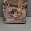 Mini Omelet Pan Portable, Pure Iron Dupont Coating Portable One Egg Frying Pan, Small Frying Pan Designed with Handle Heat Resistant Non Stick Pot, Portable Pan for Stove Gas Induction Hob