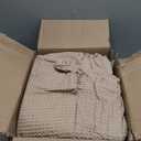 Bedsure Cotton Duvet Cover Set - 100% Cotton Waffle Weave Khaki Duvet Cover California King Size, GentleSoft and Breathable Cal King Tan Bedding Set for All Season, 3 Pieces, 104"x98"