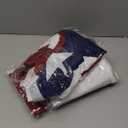 3 x 6 Ft American Pleated Fan Flag, USA Patriotic Half Fan Bunting Flag, 4th of July Decorations Flags (Set of 4)