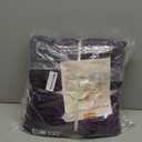 LOOBANI Waterproof Blanket for Bed: Reversible Soft Flannel Twin Bed Blanket 60" x 80", Leakproof Throw Spill-Proof Dog Pet Blanket for Couch, Sofa Protect, Movie Time, Camping, Travel, Purple