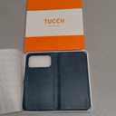 TUCCH Wallet Case for iPhone 17 Pro Max (6.9-Inch) 2025, 4 Card Holders, RFID Blocking, Stand, Shockproof TPU Shell, PU Leather, Magnetic Closure, Protective Flip Folio Cover, Teal Blue