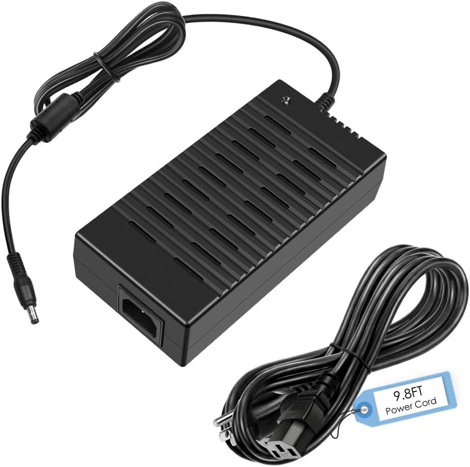 SHNITPWR 24V Power Supply 13.5FT DC 24vdc Power Adapter 24 Volt 10Amp 240W AC to DC Converter Transformer AC DC Adapter with 5.5x2.5mm Tip 13.5FT Super Long for LED Driver CCTV Camera LED Strip Light