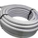 Sealproof 2" Dia Flexible PVC Pipe, Pool and Spa Hose Tubing, Made In USA, Schedule 40 2-Inch, 50 FT, White