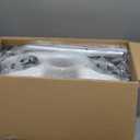 Shower Chair U-Shape Seat (450 Lb) Heavy Duty - Padded Armrests and Back, Shower Chairs for Elderly and Disabled, Handicap, Shower Chair for Inside Shower, Adjustable Height - Blue