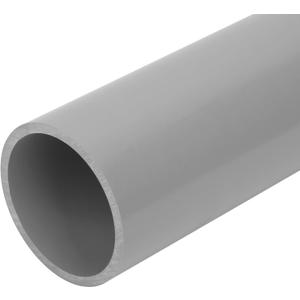 3Inch Grey Electrical Conduit PVC Pipe 17" Long Sch40 PVC Rigid Tube Round Pipes Hardware Tubing for Home DIY Electrical Wiring Installation, Garden, Farm, Workshop,(3" x 17"L)