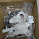 AUTOBABA 34100 RV Toilet Water Assembly Valves Kit with Hose Clamp Compatible with Thetford Aqua-Magic Style Lite & Style Lite Plus RV Camper Toilets Parts Toilet Water Valve Kit