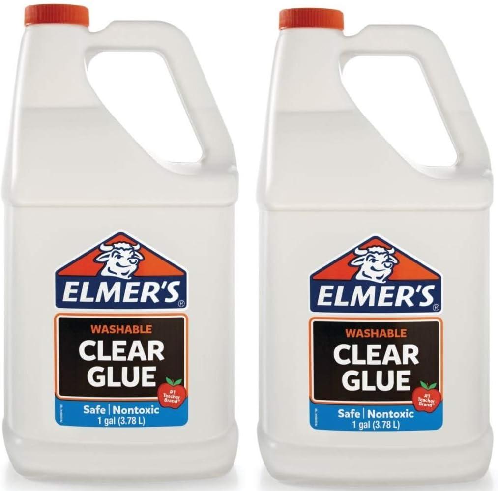 Elmer's School Glue, 2 gal, Dries Clear (E340NR)