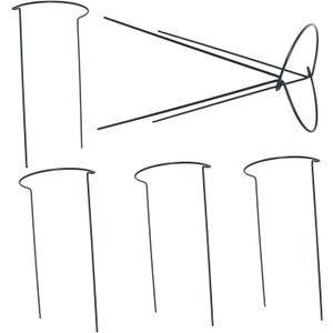 balacoo 6pcs Metal Plant Stakes Arch Support for Climbing Roses Garden Trellis
