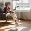 Lefant Robot Vacuum Cleaner M210 Pro,Slim,Quiet,2200Pa Suction,120 Min Self-Charging Robotic Vacuums, Freemove 3.0,WiFi/APP/Alexa,6 Cleaning Modes Ideal for Hard Floors Pet Hair Low Carpet,Champagne