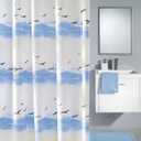 Seaside Polyester Shower Curtain, Size 106x70
