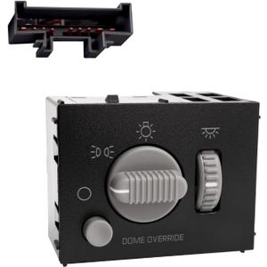 Headlight Switch for 99-02 Chevy Silverado, Chevy Suburban, GMC Sierra, GMC, OE 15755595 D1534G DS-968,15755595 D1534G DS-968
