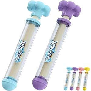 Firework Water Gun, Romantic Fireworks Style Water Spray Toy for Couples, High Pressure Pull-Out Sprinkler Spray Toys for Bathing, Pool, Party Entertainment (2Pcs D)