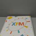 XFM Glow in The Dark Clock 16 Inch Modern Silent Non Ticking Luminous Wall Clocks Battery Operated Night Light Wooden Wall Clock for Living Room Kitchen Bedroom