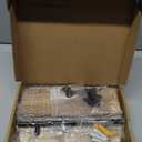 Nekon Key Holder for Wall - 9.8 Inch Apartment Wall Decor with Shelf and 8 Key Hooks, Circular Wood Key Hanger for Home Decor (Wood)